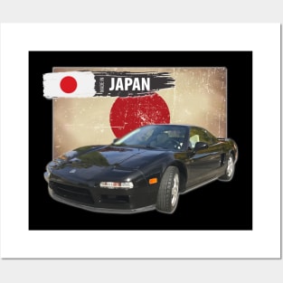 1991 Acura NSX in Berlina Black 07 Posters and Art